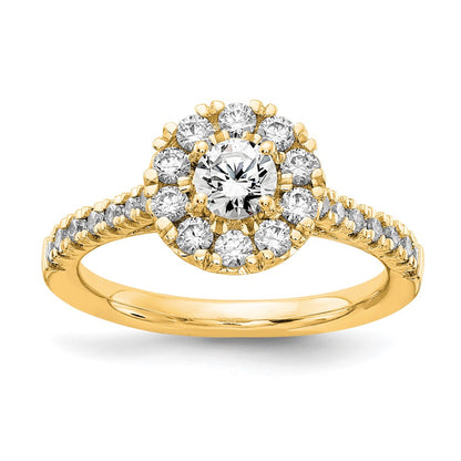 True Origin Lab Grown Diamond VS+ F+ Complete Halo Engagement Ring