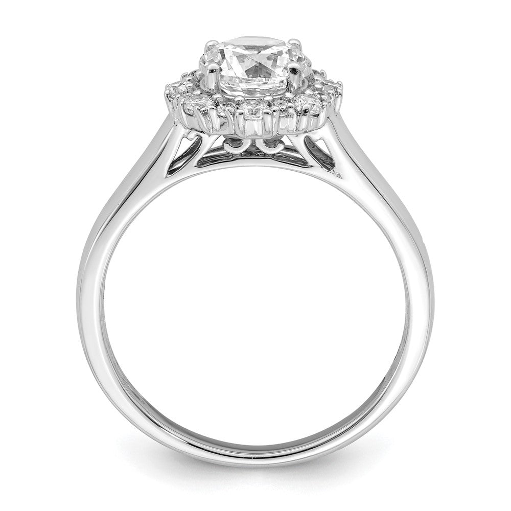 True Origin Lab Grown Diamond VS+ F+ Semi-Mount Round Halo Engagement Ring
