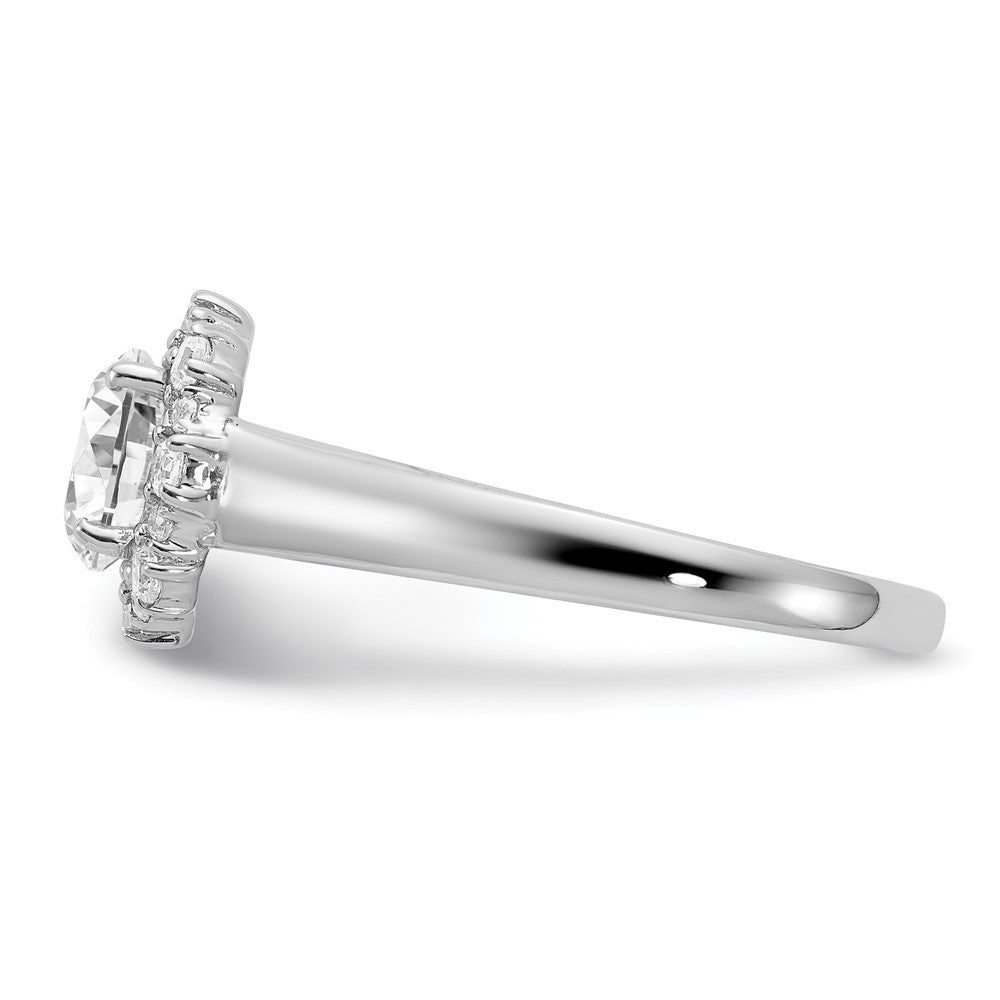 True Origin Lab Grown Diamond VS+ F+ Semi-Mount Round Halo Engagement Ring