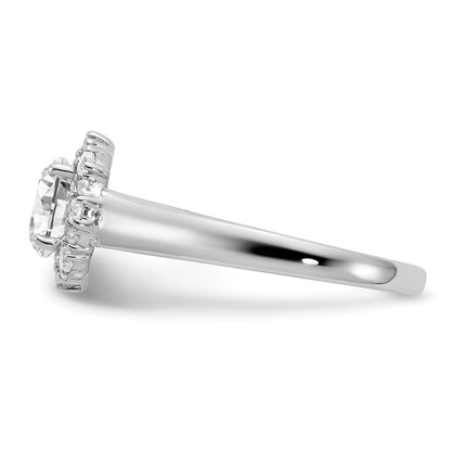 True Origin Lab Grown Diamond VS+ F+ Semi-Mount Round Halo Engagement Ring