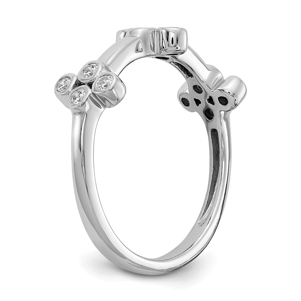 True Origin Lab Grown Diamond VS+ F+ Bloom Complete Fashion Ring