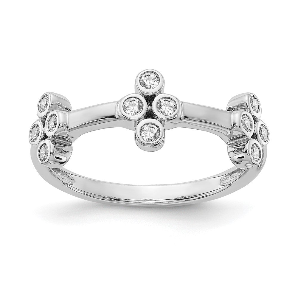 True Origin Lab Grown Diamond VS+ F+ Bloom Complete Fashion Ring