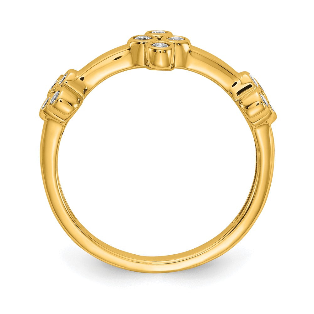 True Origin Lab Grown Diamond VS+ F+ Bloom Complete Fashion Ring