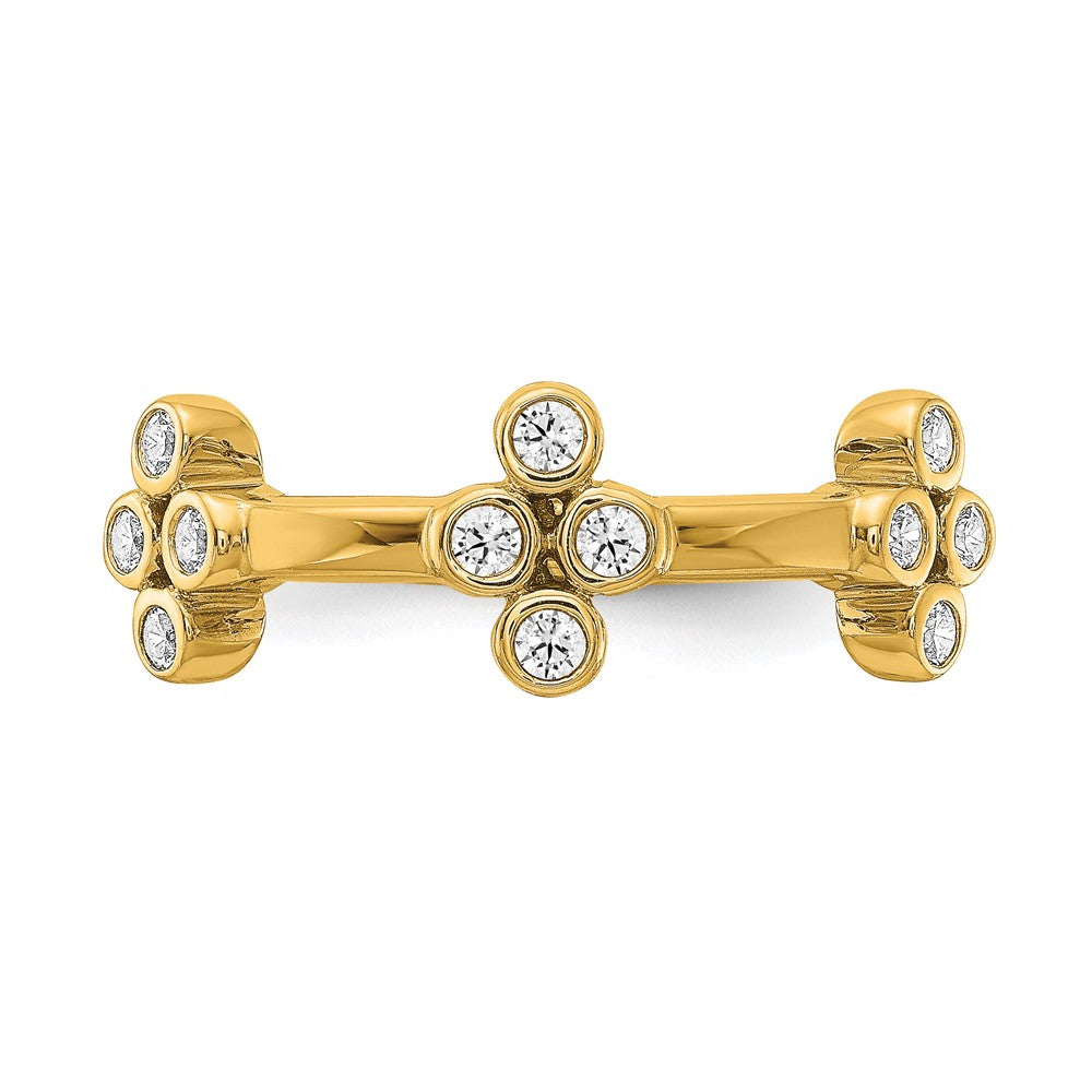 True Origin Lab Grown Diamond VS+ F+ Bloom Complete Fashion Ring