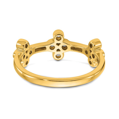 True Origin Lab Grown Diamond VS+ F+ Bloom Complete Fashion Ring