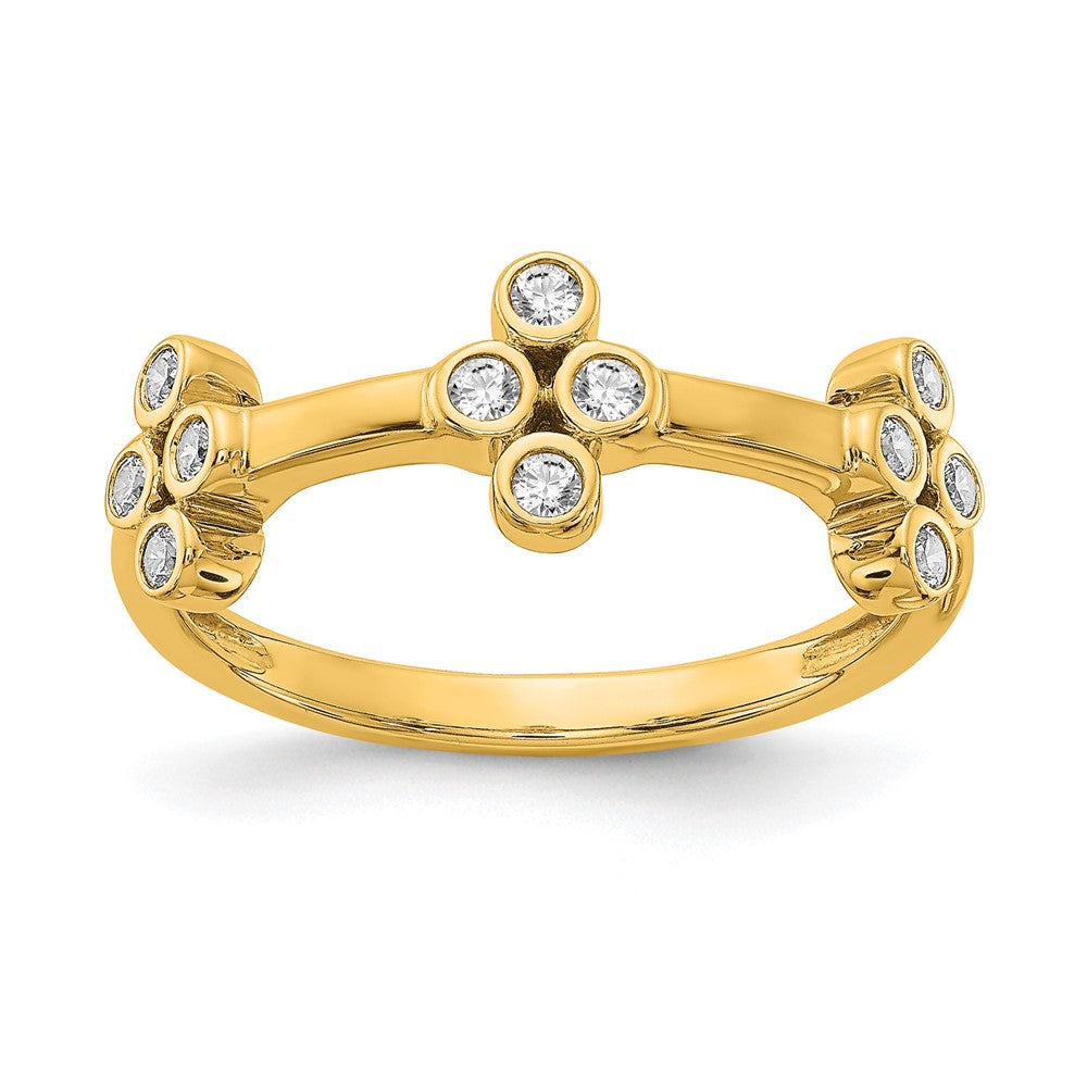 True Origin Lab Grown Diamond VS+ F+ Bloom Complete Fashion Ring