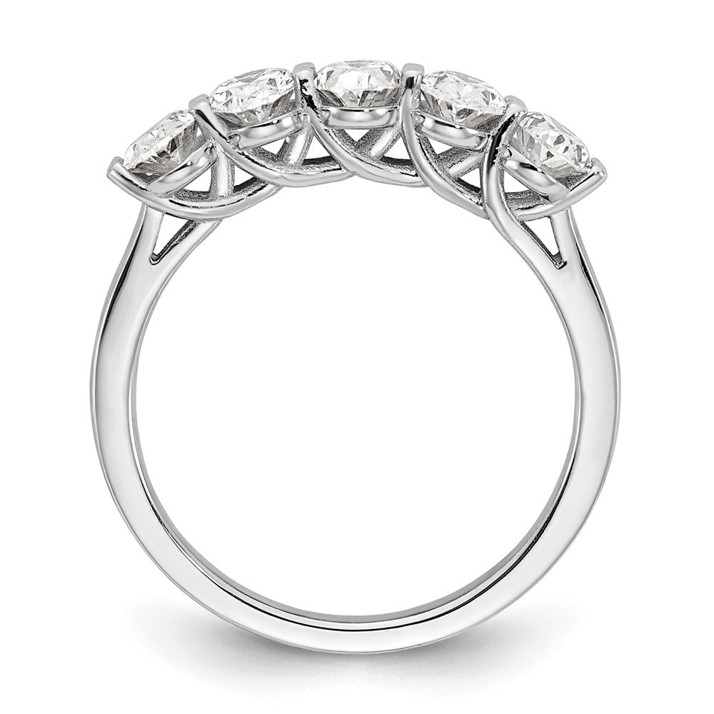 True Origin Lab Grown Diamond VS+ F+ Complete Oval Five Stone Ring