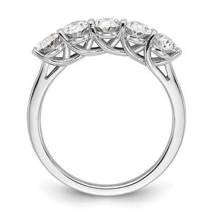 True Origin Lab Grown Diamond VS+ F+ Complete Oval Five Stone Ring