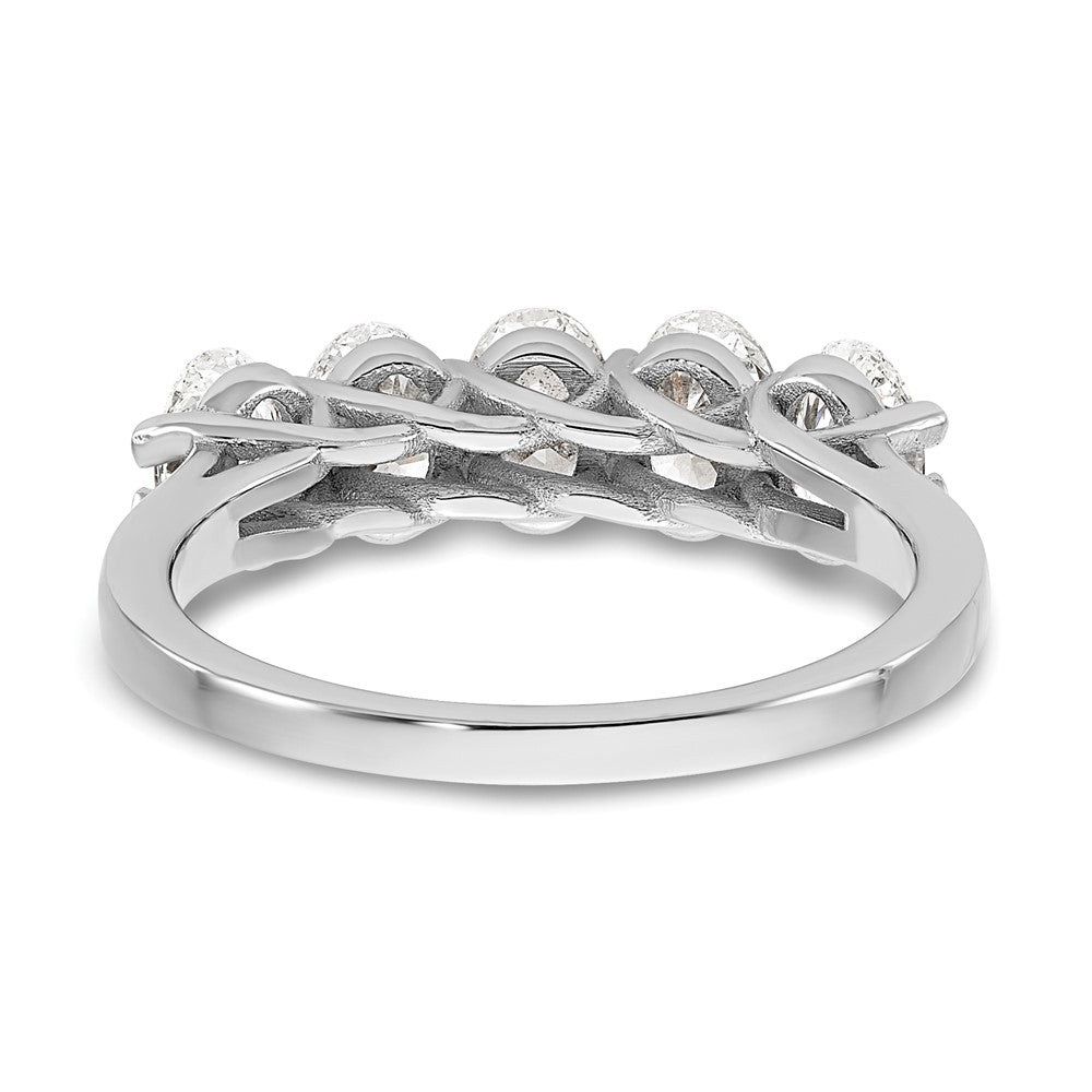 True Origin Lab Grown Diamond VS+ F+ Complete Oval Five Stone Ring