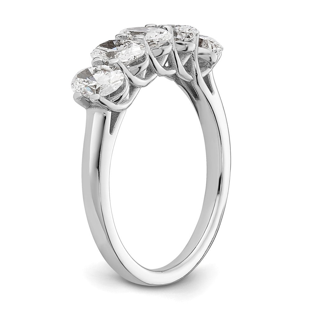 True Origin Lab Grown Diamond VS+ F+ Complete Oval Five Stone Ring