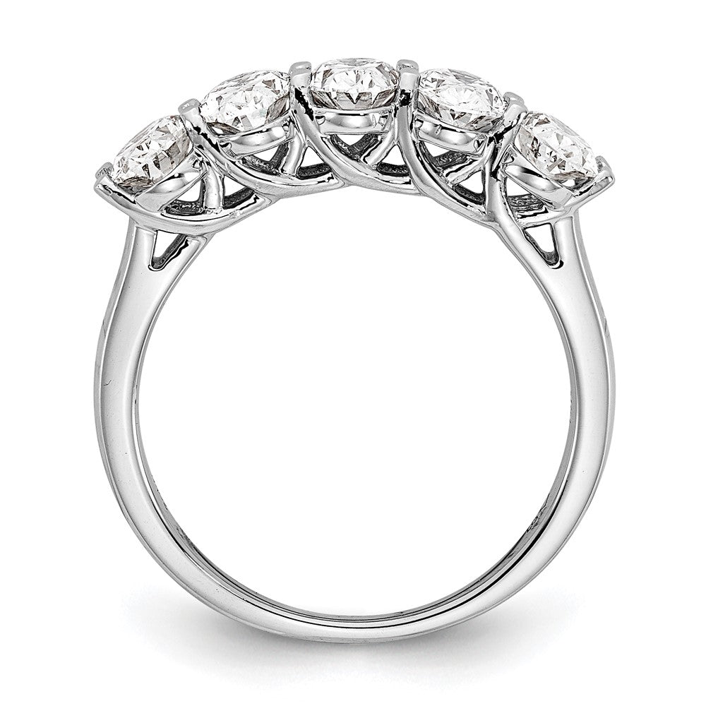 True Origin Lab Grown Diamond VS+ F+ Complete Oval Five Stone Ring