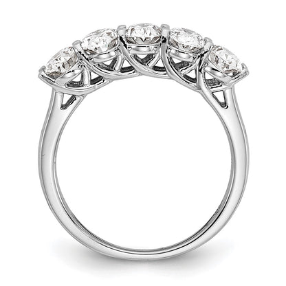 True Origin Lab Grown Diamond VS+ F+ Complete Oval Five Stone Ring