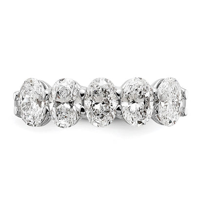 True Origin Lab Grown Diamond VS+ F+ Complete Oval Five Stone Ring