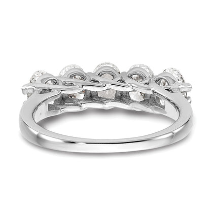 True Origin Lab Grown Diamond VS+ F+ Complete Oval Five Stone Ring
