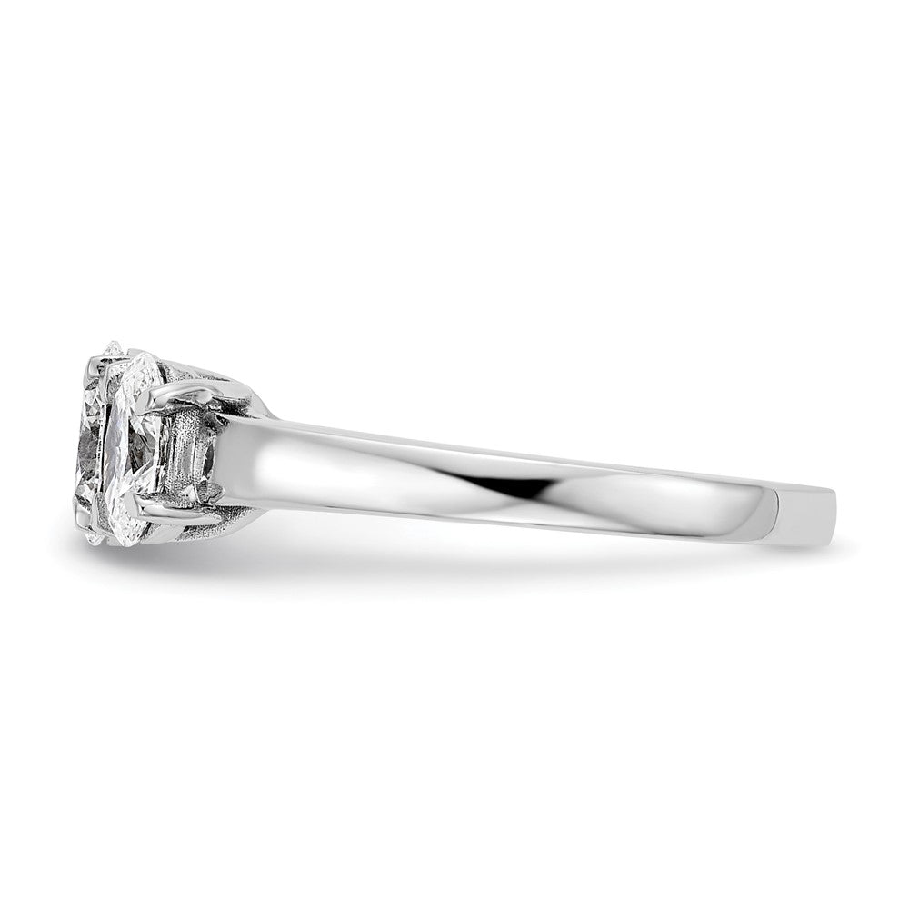 True Origin Lab Grown Diamond VS+ F+ Complete Oval Three Stone Ring