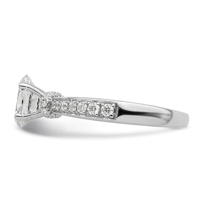 True Origin Lab Grown Diamond VS+ F+ Semi-Mount Oval Engagement Ring