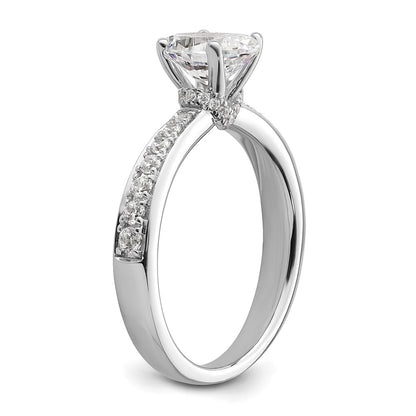True Origin Lab Grown Diamond VS+ F+ Semi-Mount Oval Engagement Ring