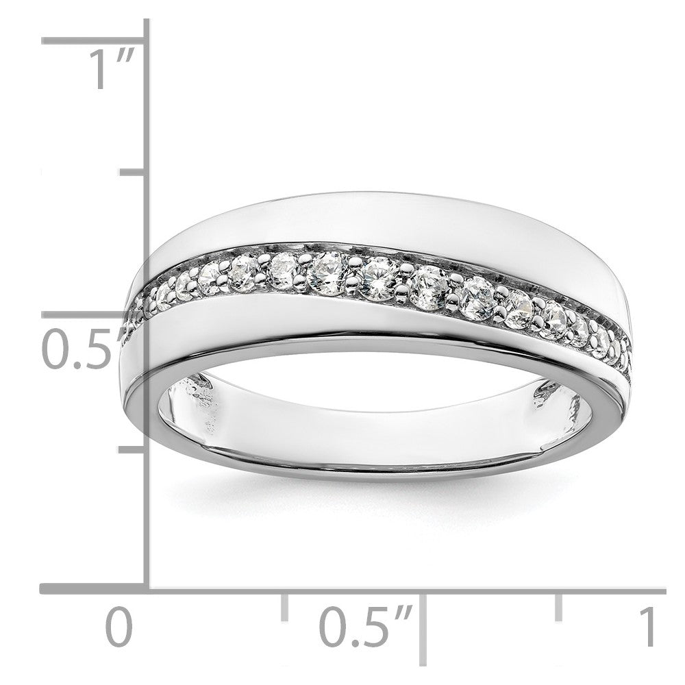 True Origin Men's Lab Grown Diamond VS+ F+ Complete Band