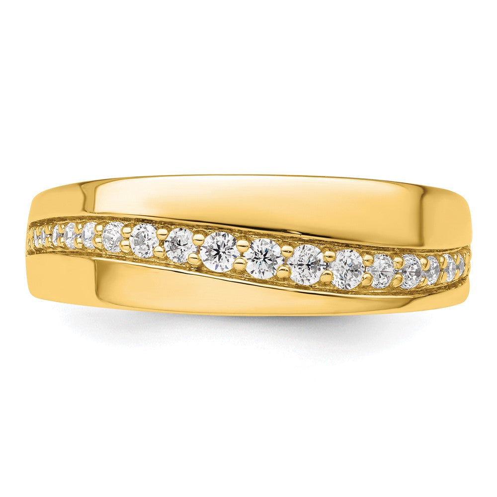 True Origin Men's Lab Grown Diamond VS+ F+ Complete Band