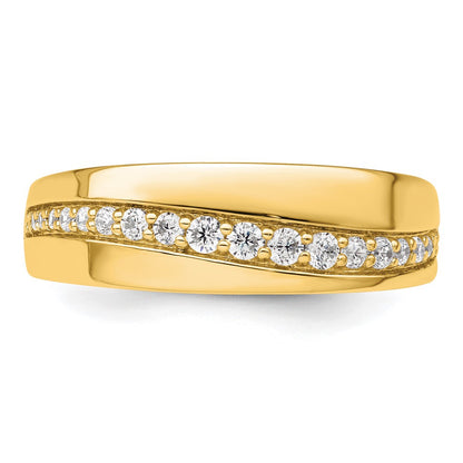 True Origin Men's Lab Grown Diamond VS+ F+ Complete Band