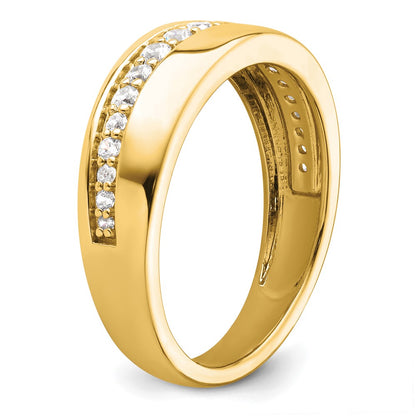 True Origin Men's Lab Grown Diamond VS+ F+ Complete Band