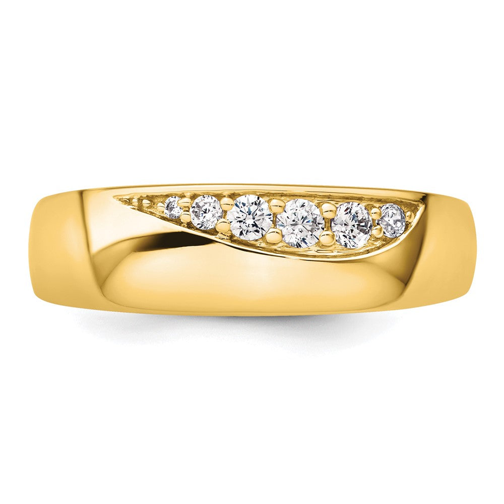 True Origin Men's Lab Grown Diamond VS+ F+ Complete Band