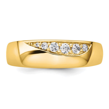 True Origin Men's Lab Grown Diamond VS+ F+ Complete Band