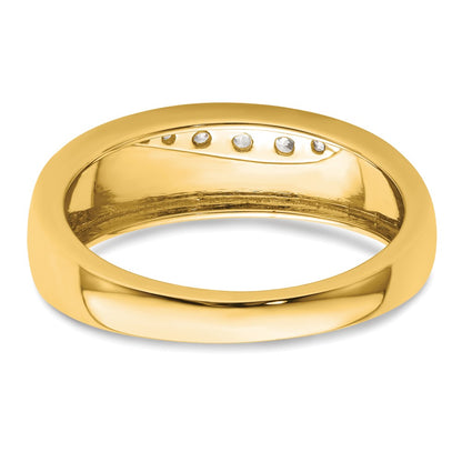 True Origin Men's Lab Grown Diamond VS+ F+ Complete Band