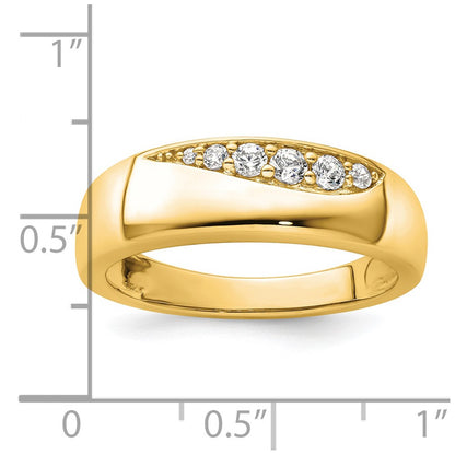 True Origin Men's Lab Grown Diamond VS+ F+ Complete Band
