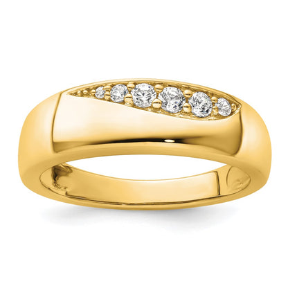 True Origin Men's Lab Grown Diamond VS+ F+ Complete Band