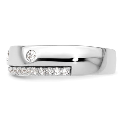 True Origin Men's Lab Grown Diamond VS+ F+ Complete Band