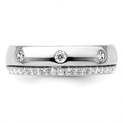 True Origin Men's Lab Grown Diamond VS+ F+ Complete Band