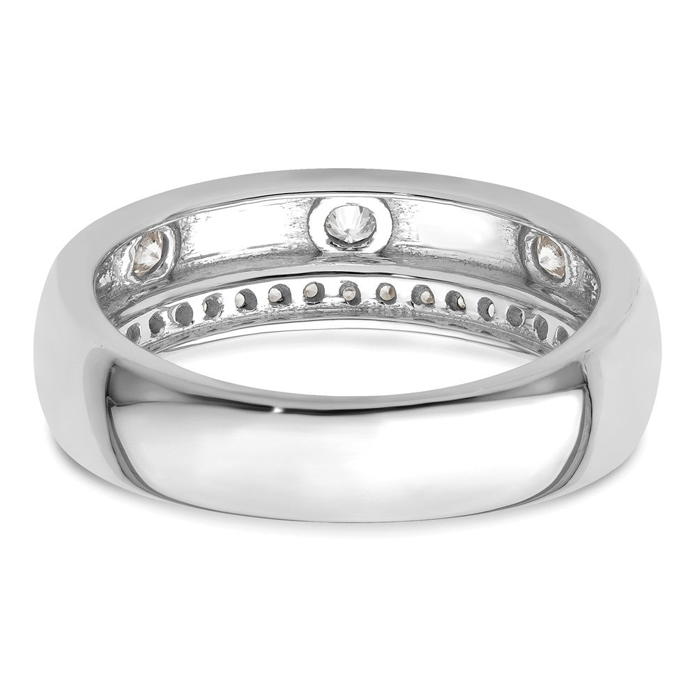 True Origin Men's Lab Grown Diamond VS+ F+ Complete Band