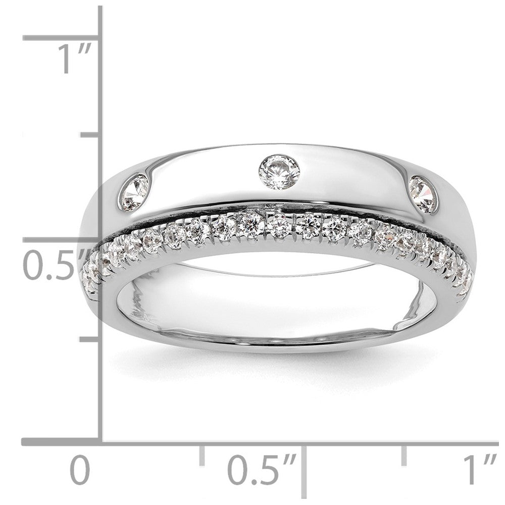 True Origin Men's Lab Grown Diamond VS+ F+ Complete Band