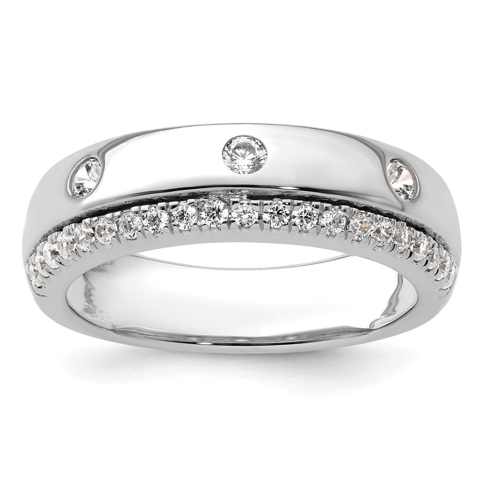True Origin Men's Lab Grown Diamond VS+ F+ Complete Band