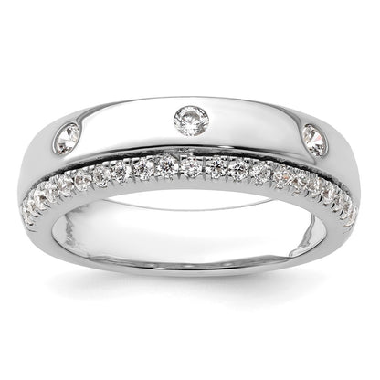 True Origin Men's Lab Grown Diamond VS+ F+ Complete Band