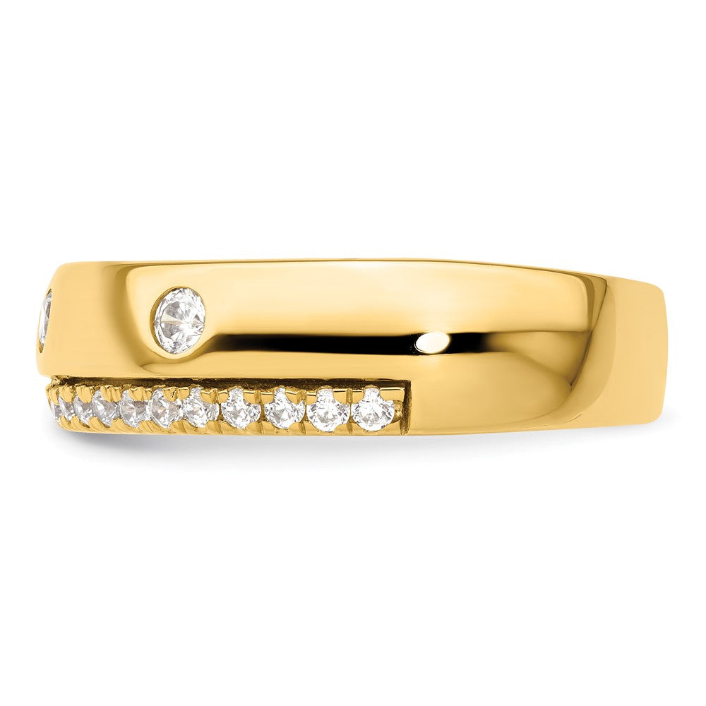 True Origin Men's Lab Grown Diamond VS+ F+ Complete Band