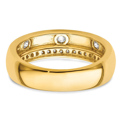 True Origin Men's Lab Grown Diamond VS+ F+ Complete Band