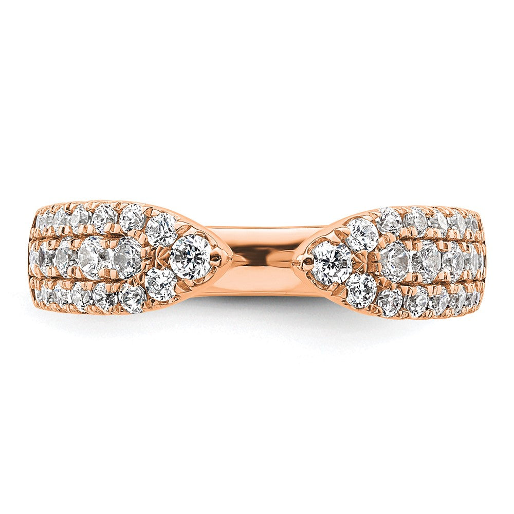 True Origin Lab Grown Diamond VS+ F+ Complete Wedding Band
