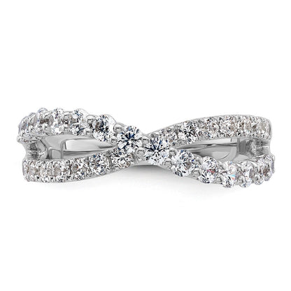 True Origin Lab Grown Diamond VS+ F+ Complete Crisscross Band