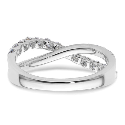 True Origin Lab Grown Diamond VS+ F+ Complete Crisscross Band