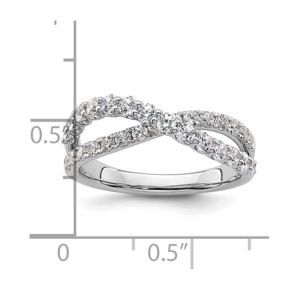 True Origin Lab Grown Diamond VS+ F+ Complete Crisscross Band