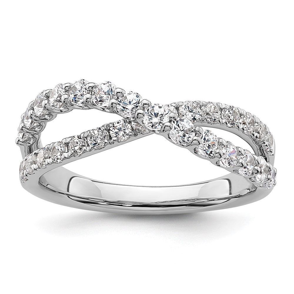 True Origin Lab Grown Diamond VS+ F+ Complete Crisscross Band