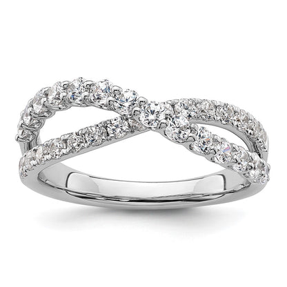 True Origin Lab Grown Diamond VS+ F+ Complete Crisscross Band