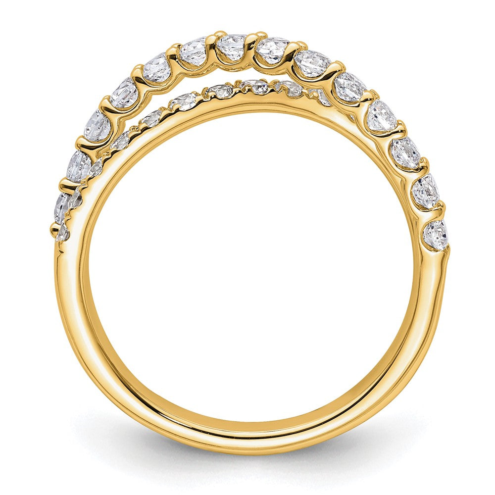 True Origin Lab Grown Diamond VS+ F+ Complete Crisscross Band