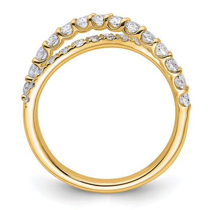 True Origin Lab Grown Diamond VS+ F+ Complete Crisscross Band