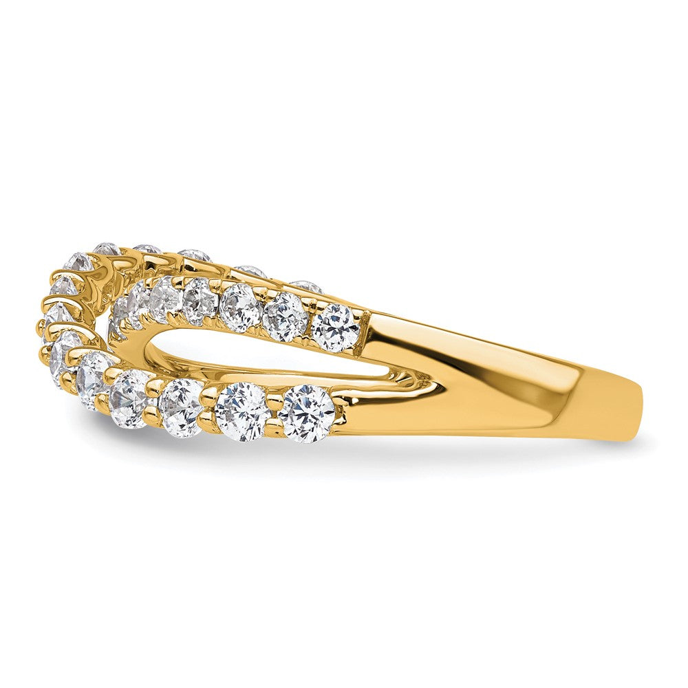 True Origin Lab Grown Diamond VS+ F+ Complete Crisscross Band