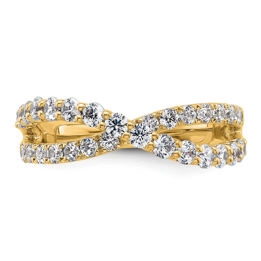 True Origin Lab Grown Diamond VS+ F+ Complete Crisscross Band