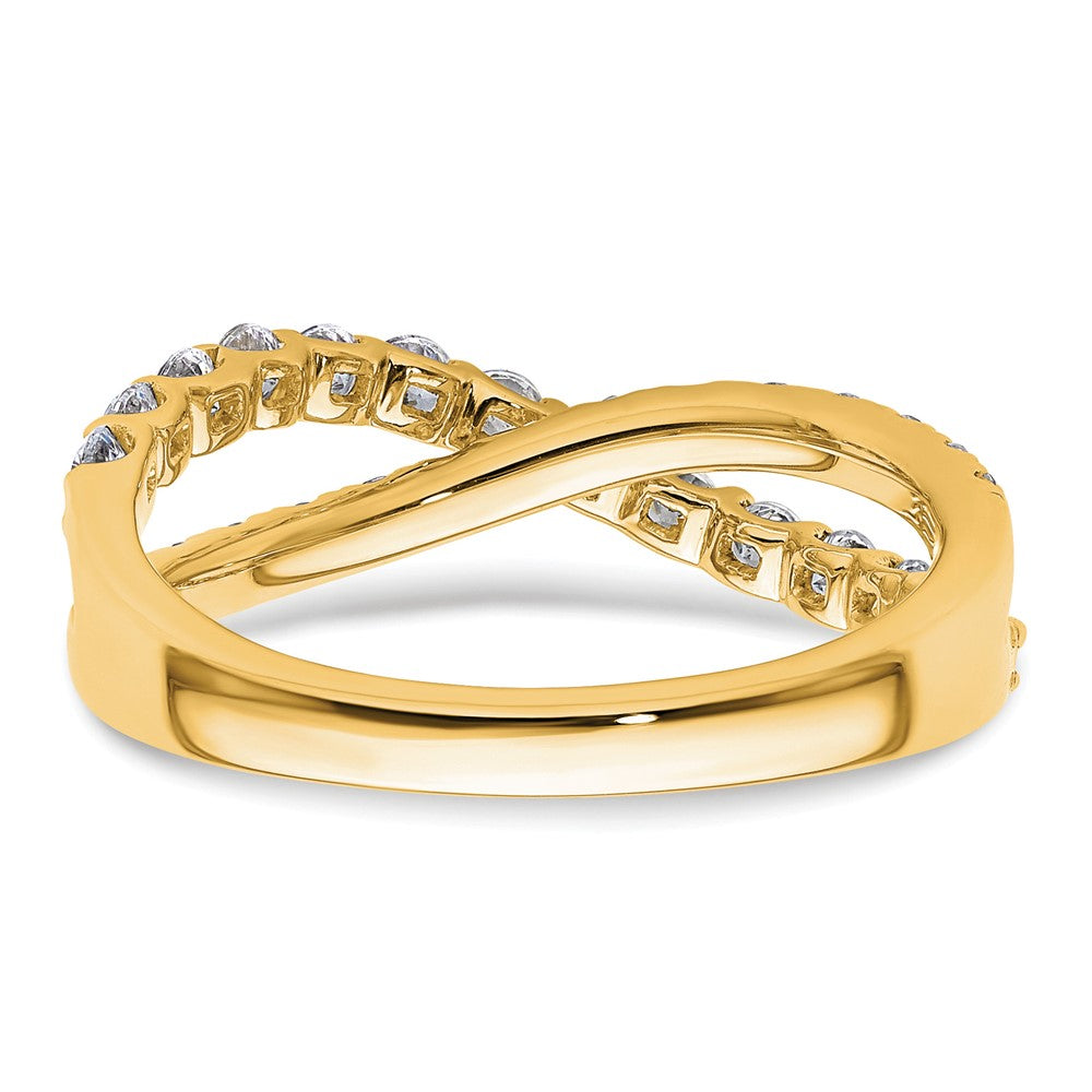 True Origin Lab Grown Diamond VS+ F+ Complete Crisscross Band