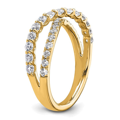 True Origin Lab Grown Diamond VS+ F+ Complete Crisscross Band